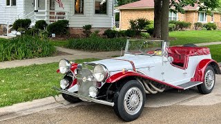 First test drive with brakes on the Gazelle kit car Road test [upl. by Ahsead498]