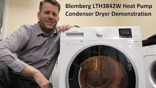 Blomberg LTH3842W 8Kg Heat Pump Condenser Dryer [upl. by Taggart]