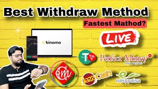 Best Method Withdrawal on binomo  How to Withdraw Amount on Binomo  Easypaisa Cashmall USDT PM [upl. by Jaylene]