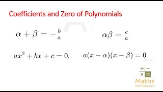 Understanding Coefficients and Zeros of Polynomials  Easy Math Tutorial [upl. by Baryram50]