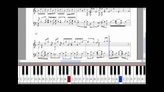 Comptine dun autre ete Piano Tutorial normal speed [upl. by Onateag202]