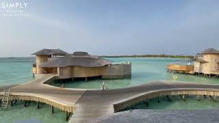 Soneva Jani Maldives  One Bedroom Water Reserve with Slide Room Tour [upl. by Zorine834]