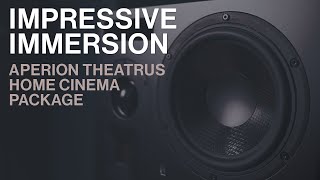 Aperion Theatrus Home Cinema System Review HD 1080p [upl. by Minta216]