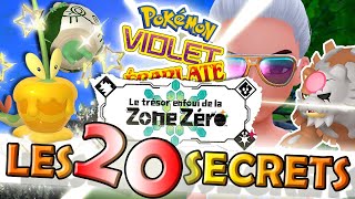 LES 20 SECRETS  ASTUCES du DLC  NE RIEN RATER sur POKÉMON VIOLET amp ÉCARLATE [upl. by Eirbua853]