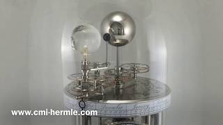 Hermle Piano Finish Astrolabium with Battery Quartz Movement [upl. by Eerual]