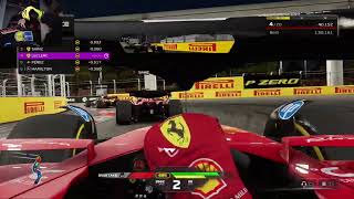 CHARLES LECLERC P15 TO P1  LAS VEGAS GP F1 2024 [upl. by Zetrok441]