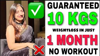 Lose 10 kg easily in one month without exercise  By Nisha Arora Full Day Eating With HomeMade Food [upl. by Tito]