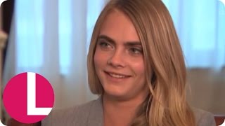 Cara Delevingnes First Ever TV Interview  Lorraine [upl. by Sunny272]