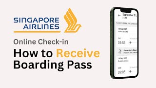 How to Get Online Boarding Pass for Singapore Airlines 2024  Print amp Download Documents [upl. by Francisco]