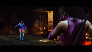 Kitana VS Mileena Dialogue Sky TempleLight Classic Skins [upl. by Odell]