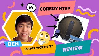 Review of Coredy R750  What you need to know about robot vacuum [upl. by Nahtal643]