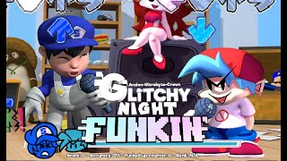 SMG4 WEEK  GLITCHY NIGHT FUNKIN V2 GAMEPLAY [upl. by Paulo826]