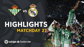 Highlights Real Betis vs Real Madrid 21 [upl. by Noffets414]