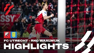 FC Utrecht WINT van RKC Waalwijk dankzij PRACHTGOALS 👏  HIGHLIGHTS [upl. by Lanahtan220]