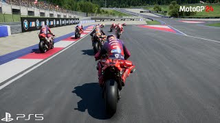 MotoGP 24  Red Bull Ring  Spielberg quotNo Crashquot  Gagas Tech3 RC16 24 Gameplay 4KPS5 [upl. by Fabe]