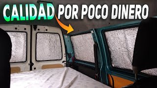 Cómo hacer unos parasoles caseros para tu camper por muy poco dinero [upl. by Panther]