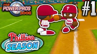 MLB Power Pros 2008 Season Mode  Philadelphia Phillies  EP1  BLAST FROM THE PAST [upl. by Sharma]