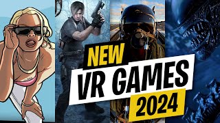 80 NEW VR GAMES 2024  QUEST 3 QUEST 2 PSVR2 PCVR [upl. by Alaehcim]