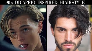 Mens Hair  Leonardo DiCaprio Inspired Hairstyle Tutorial [upl. by Rofotsirk]