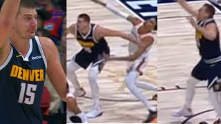 NIKOLA JOKIC MOCKS VICTOR WEMBY FLOP TELLS HIM quotENOUGHquot THEN MADE HIM PAY [upl. by Endys]