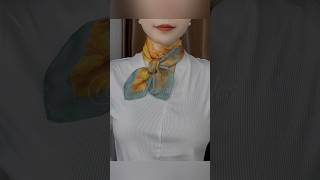 scarf style for women scarfstyles scarftie scarftutorial shorts [upl. by Cindi]