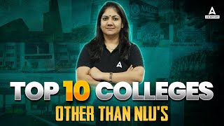 TOP 10 Colleges Other Than NLUs  Top 10 NonNLU Colleges in India  Best Private Law Colleges [upl. by Drolyag594]