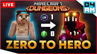 🔴ZERO TO HERO 04  Full Playthrough From Default to Max Apocalypse in Minecraft Dungeons [upl. by Nednarb812]