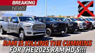 Breaking News RAM IS KILLING OFF THE CUMMINS For 2025 [upl. by Elatnahc]