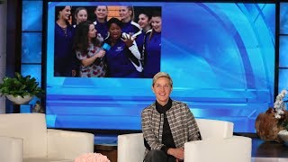 High School Assistant Principal amp Dance Team ‘Level Up’ with Ellen’s Big Surprise [upl. by Notaes]