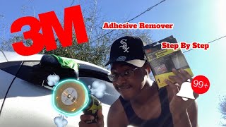 Removing Pinstripes With 3M Eraser Wheel Best way to remove adhesive glue ✅ [upl. by Kovacev]