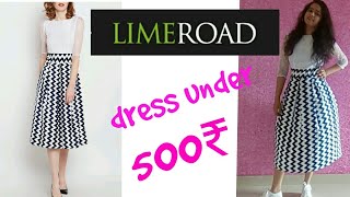 Limeroad online shopping haul amp review  dress under 500 [upl. by Eiznil]