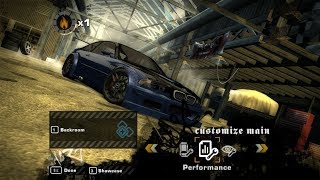 NFS Most Wanted  Upgradeable BMW M3 GTR E46 Race [upl. by Ahgiela]