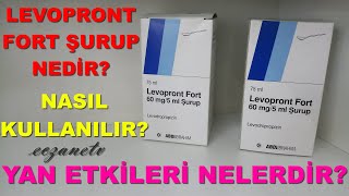 Levopront Fort Şurup NedirLevopront Fort Şurupun Yan Etkileri Nelerdir Levopront Nasıl Kullanılır [upl. by Deaner365]