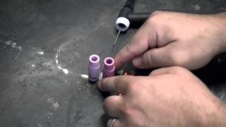 Everlast TIG Torch Guide Assembly and Consumables For a TIG Torch Everlast Welding [upl. by Maddis139]