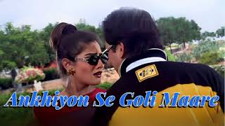 Ankhiyon Se Goli Maare  Dulhe Raja  90s Bollywood Hindi Songs  Gaane Superhits [upl. by Avaria]