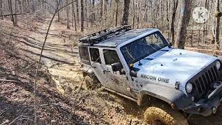 Ozark Overland Adventure Trail OOAT Jeep Gladiator and Wrangler Pt 1 [upl. by Tennek719]