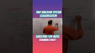 Two kingdom system classificationshortsfeedshortfeedsneet [upl. by Felisha]