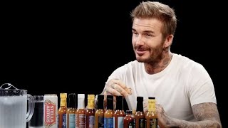 David Beckhams Viral Be Honest Moment on Hot Ones by Trending News [upl. by Aikcir355]