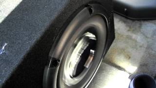 2000 Nissan Frontier  Center subwoofer install test [upl. by Aimekahs706]