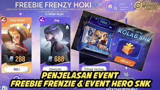 WAJIB TAU  Penjelasan Event Freebie Frenzy amp Event SNK Honor of Kings Global  HoK Global [upl. by Livingstone]