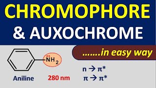 Chromophore and Auxochrome in easy way [upl. by Pierre]