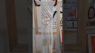 EASY Framed Macrame Wall Hanging macramemacrameartmacramedecormacramewallhangingmacramemaker [upl. by Tfat754]