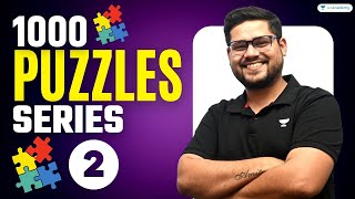 Class2 1000 Puzzle Series  Reasoning For Bank Exams 2023  Ankush Lamba  Unacademy Bank Exams [upl. by Hephzipa]