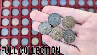 Showcasing my Complete Farthing Collection  1860  1956 [upl. by Nylave188]