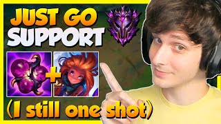 I got SICK of mid so I started carrying on support Zoe in high elo  Erick Dota [upl. by Fondea117]