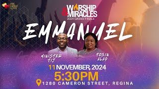 WORSHIP amp MIRACLES  MINISTER TIJ MINISTER TOSIN ALAO NOVEMBER 11 2024 [upl. by Castorina]