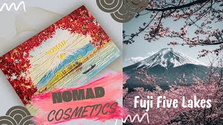 RödBlå Look med nomadcosmetics Fuji five lakes paletten [upl. by Bruckner]