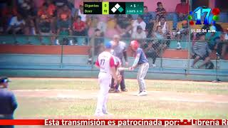 Pomares 2024 serie10 Gigantes de Zelaya vs Boer primer juego [upl. by Abbottson]