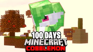 I Spent 100 DAYS in SKYBLOCK POKEMON Against My Rival Minecraft Cobblemon [upl. by Keli]