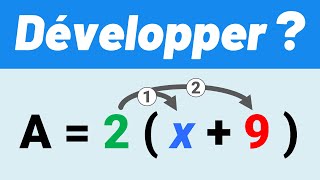 DÉVELOPPER ✅ Facile  Simple distributivité 💪 Exercice [upl. by Aliahkim]